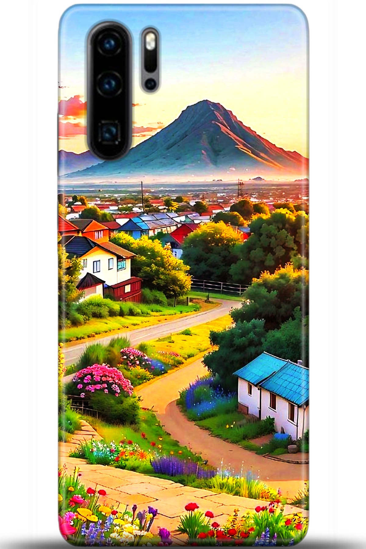 Huawei P30 Pro Uyumlu Kılıf HD Baskılı Kılıf - Followed Institution 5605