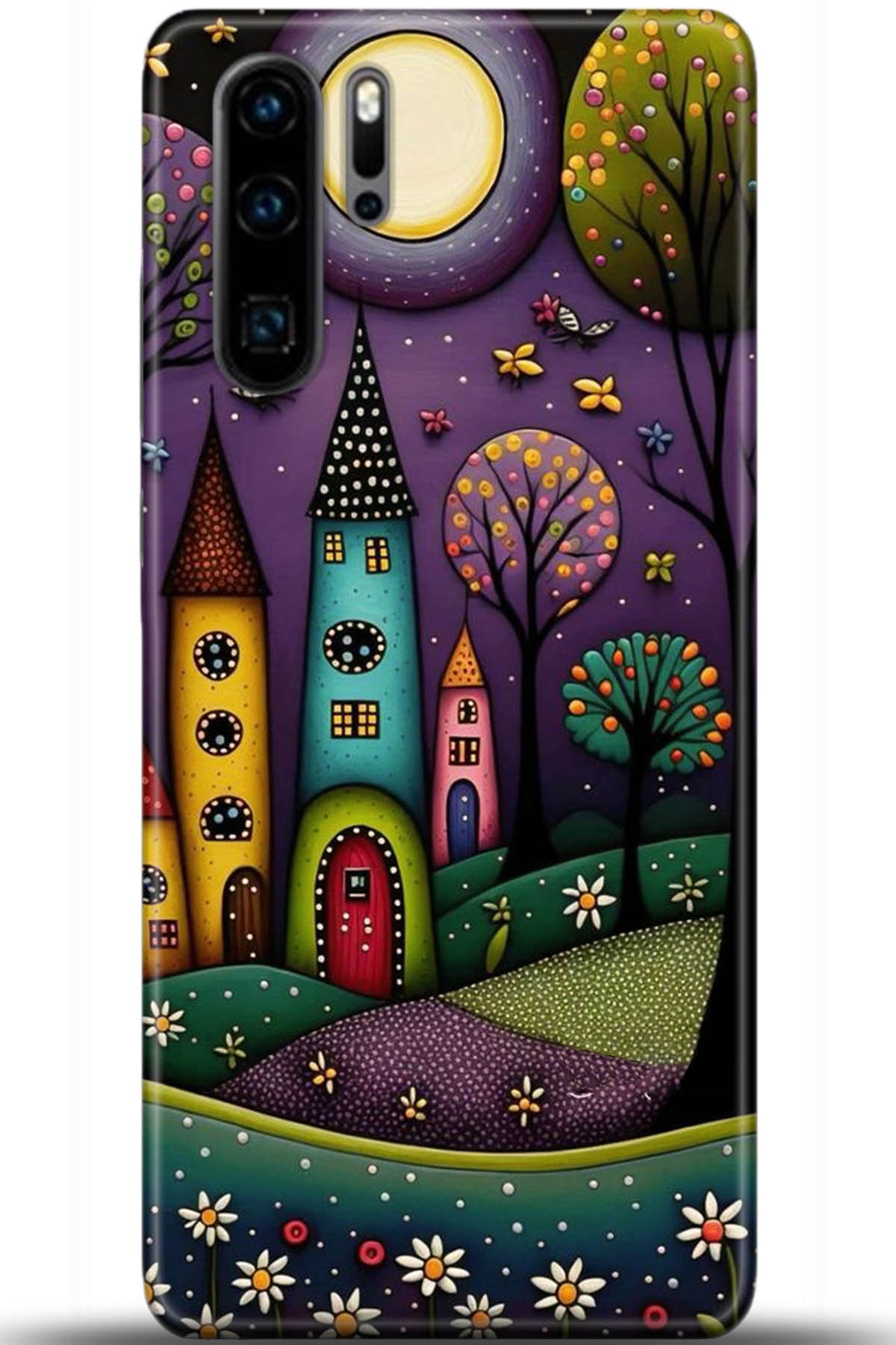 Huawei P30 Pro Uyumlu Kılıf HD Baskılı Kılıf - Followed Institution 5704