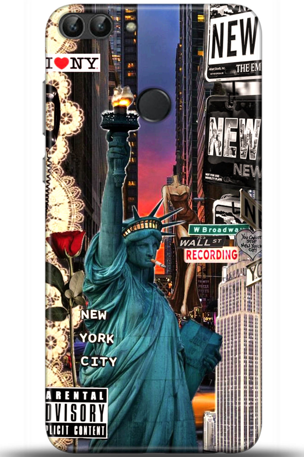 Huawei P Smart Uyumlu Kılıf HD Baskılı Kılıf - Followed Institution 5618