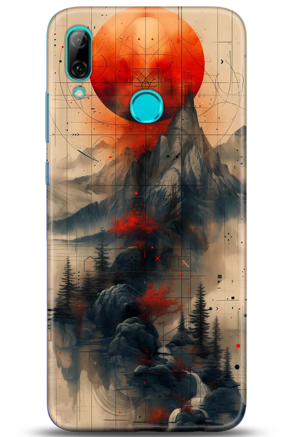 Huawei P Smart 2019 Uyumlu Kılıf HD Baskılı Kılıf - Followed Institution 5244