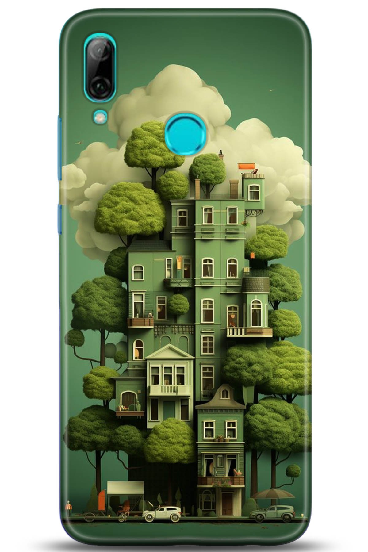 Huawei P Smart 2019 Uyumlu Kılıf HD Baskılı Kılıf - Followed Institution 5273