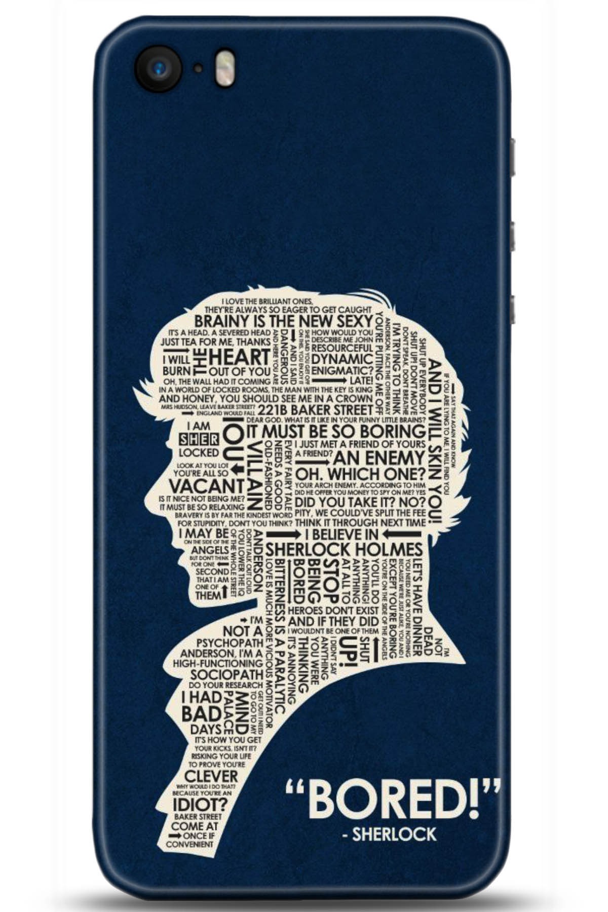 Apple iPhone 5S Uyumlu Kılıf HD Baskılı Kılıf - Followed Institution 5156