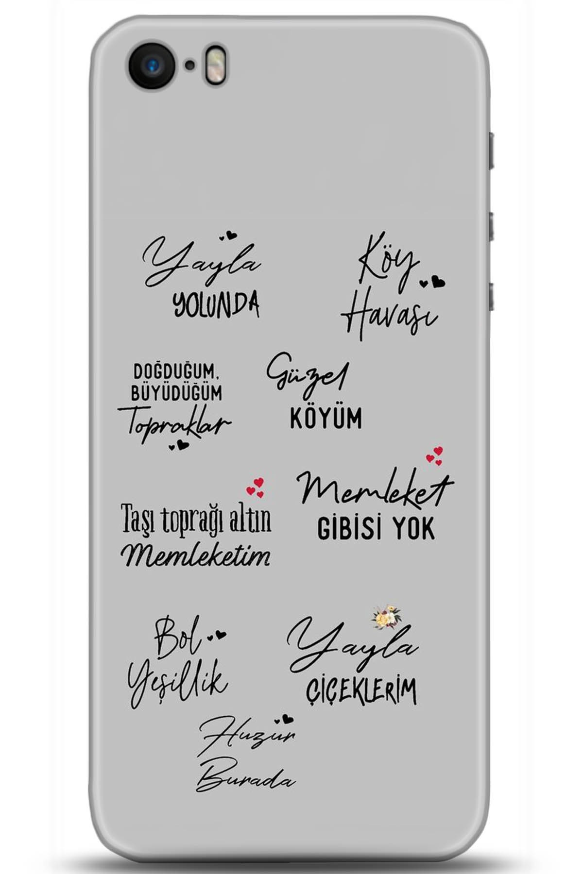 Apple iPhone 5S Uyumlu Kılıf HD Baskılı Kılıf - Followed Institution 5210