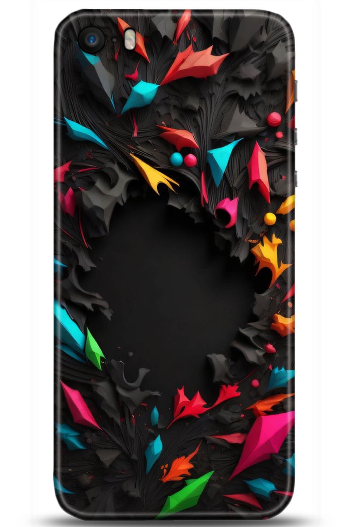 Apple iPhone 5S Uyumlu Kılıf HD Baskılı Kılıf - Followed Institution 5253