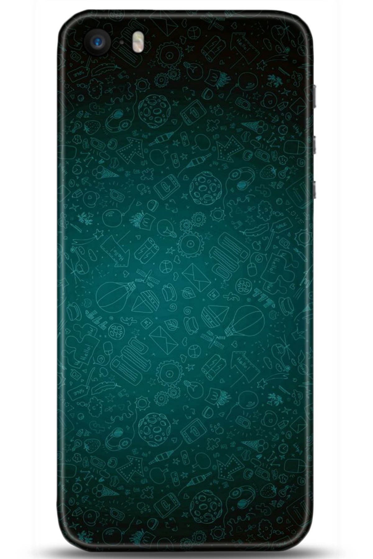 Apple iPhone 5S Uyumlu Kılıf HD Baskılı Kılıf - Followed Institution 5255