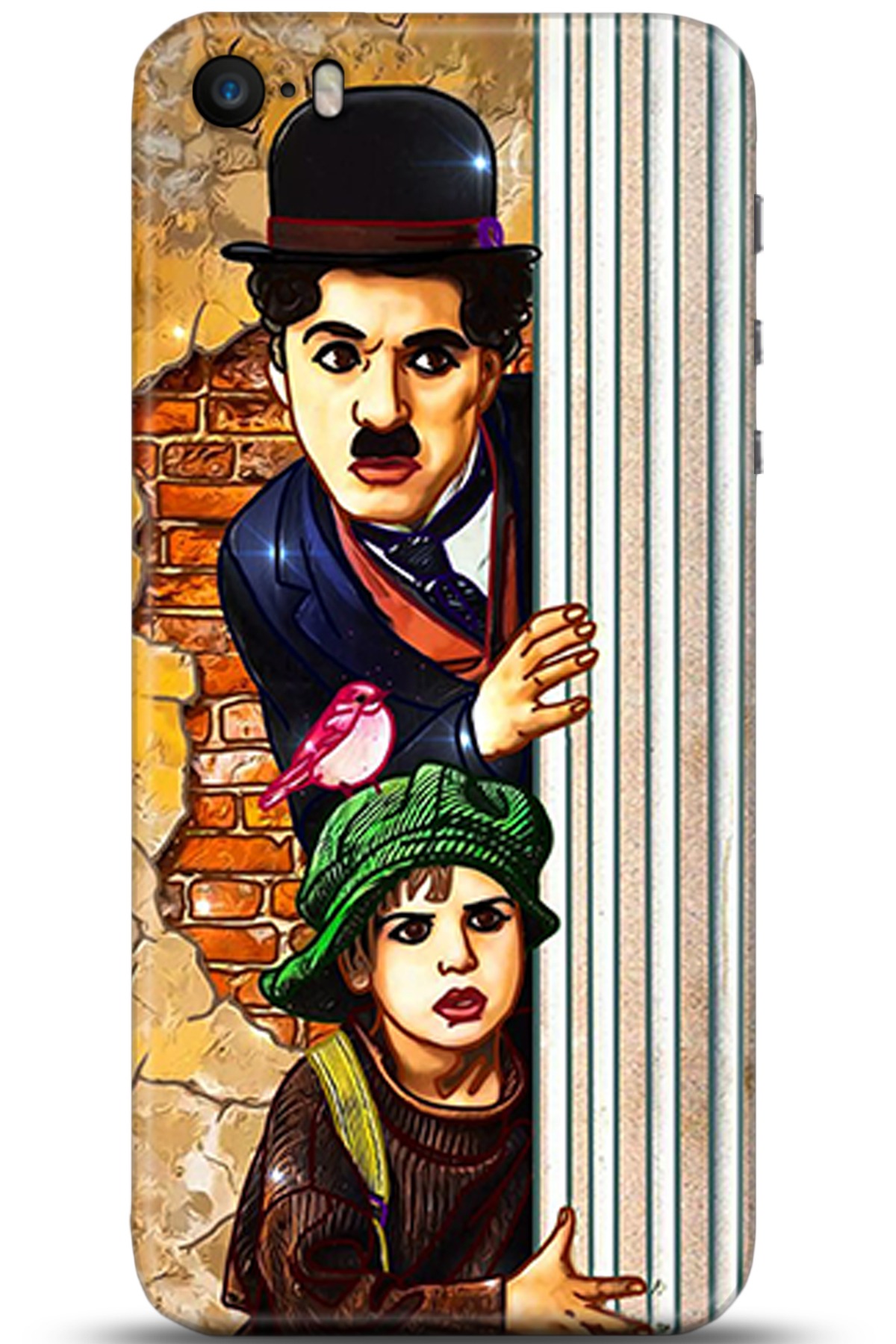 Apple iPhone 5S Uyumlu Kılıf HD Baskılı Kılıf - Followed Institution 5348