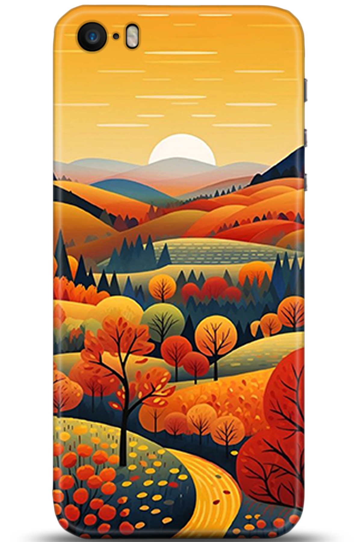 Apple iPhone 5S Uyumlu Kılıf HD Baskılı Kılıf - Followed Institution 5356