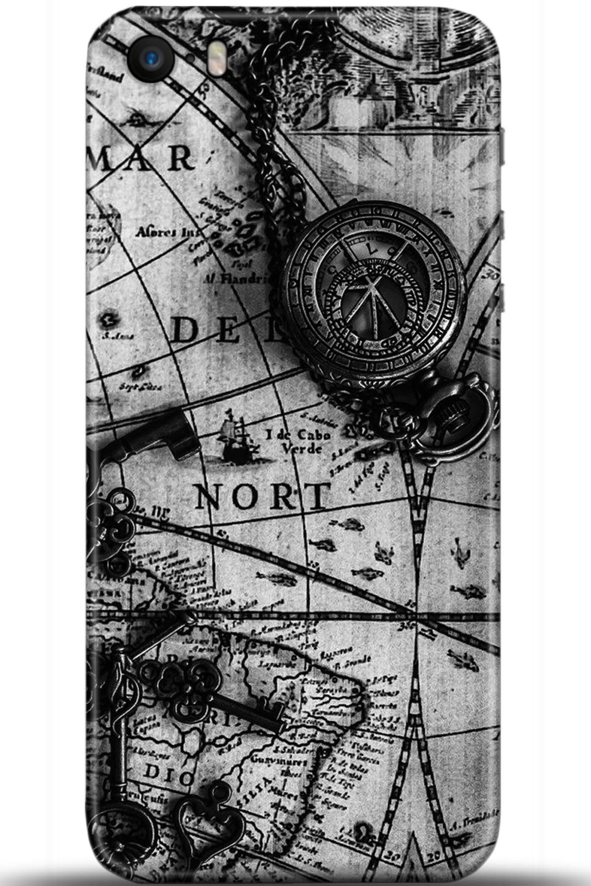 Apple iPhone 5S Uyumlu Kılıf HD Baskılı Kılıf - Followed Institution 5381