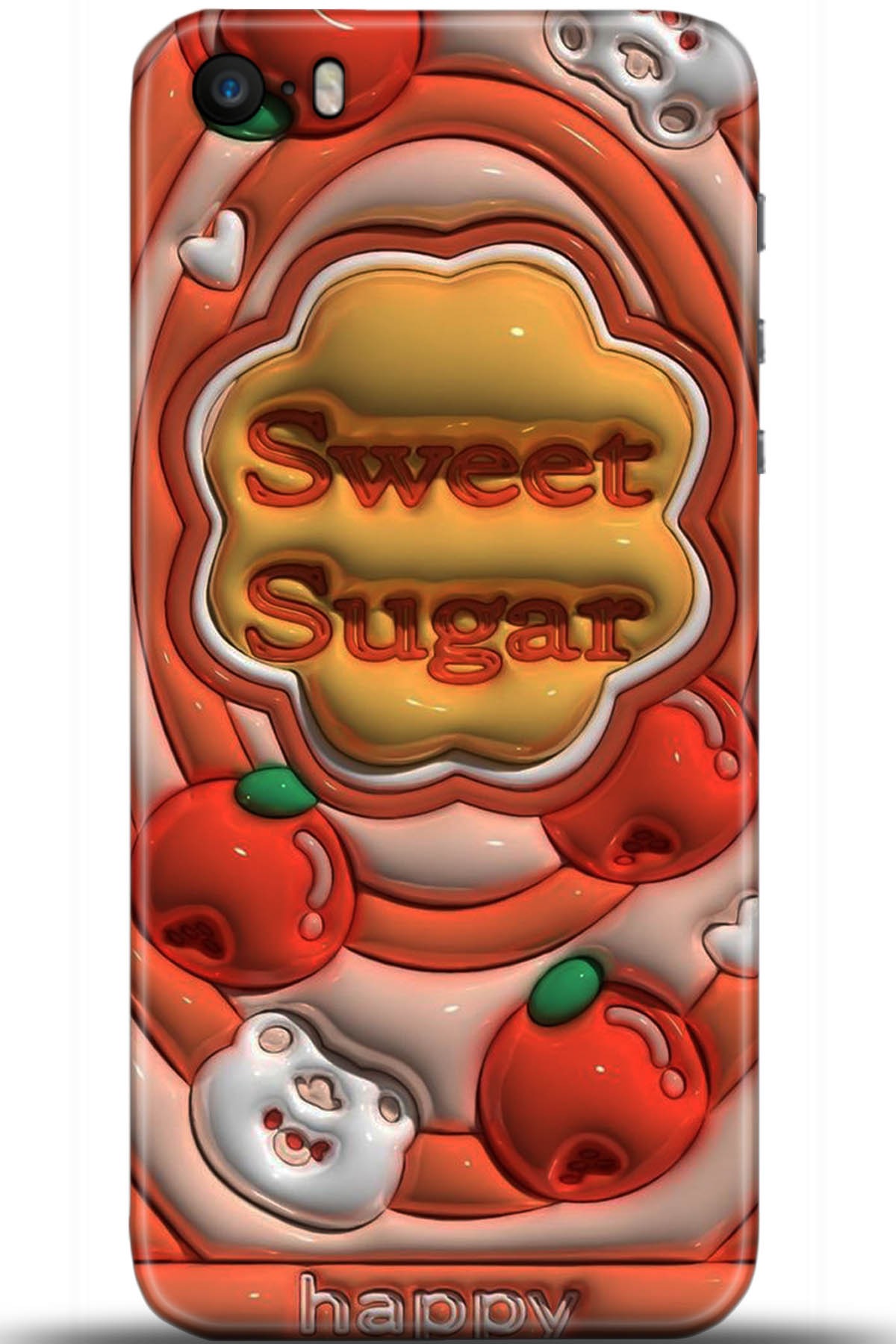 Apple iPhone 5S Uyumlu Kılıf HD Baskılı Kılıf - Followed Institution 5392