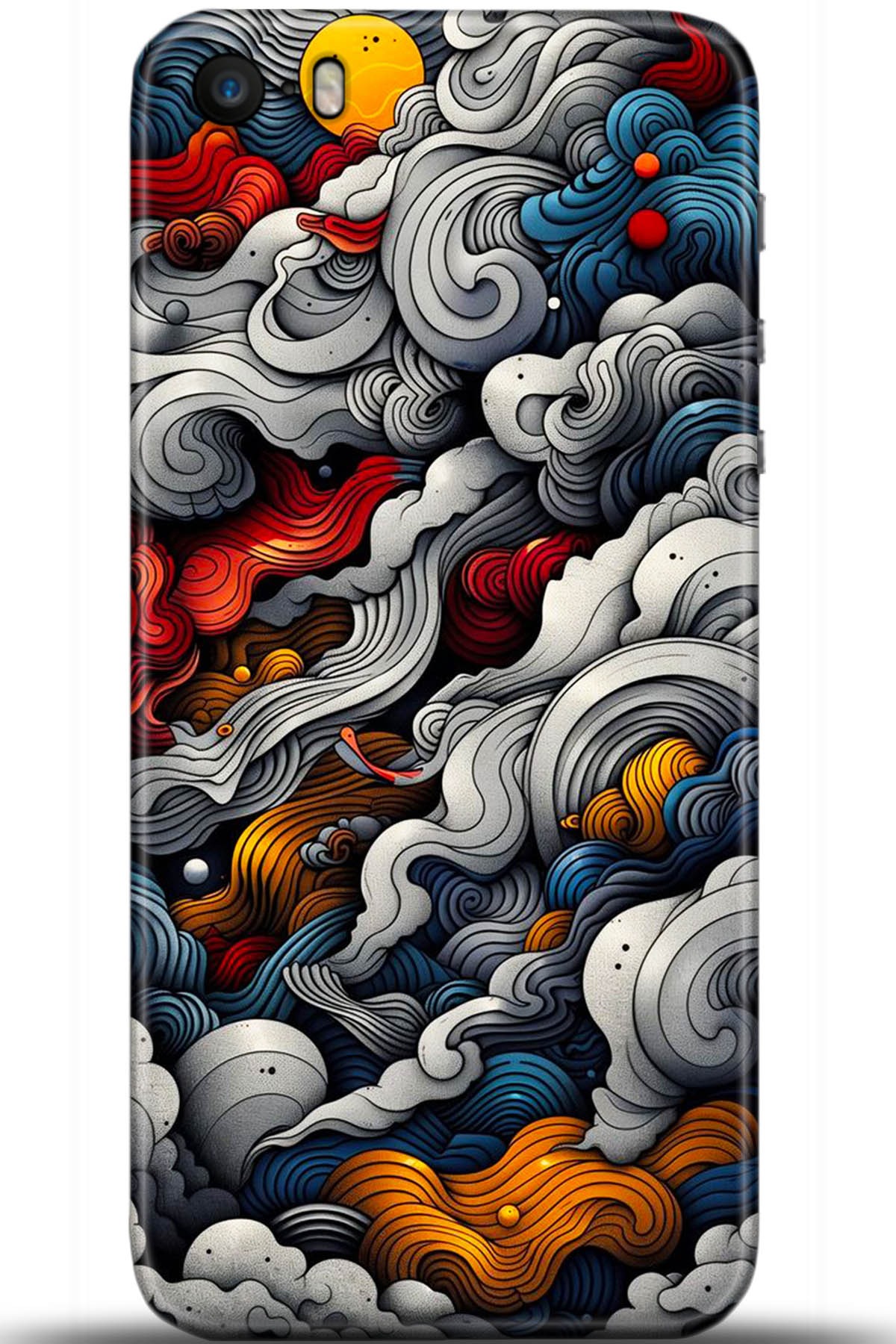 Apple iPhone 5S Uyumlu Kılıf HD Baskılı Kılıf - Followed Institution 5436