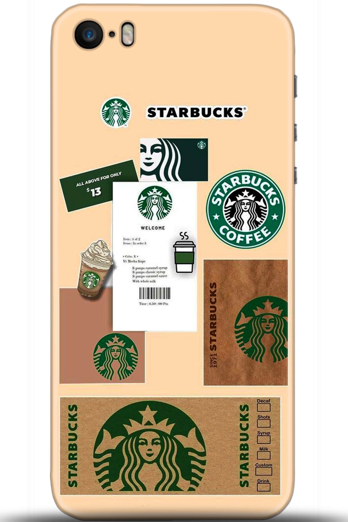 Apple iPhone 5S Uyumlu Kılıf HD Baskılı Kılıf - Followed Institution 5470