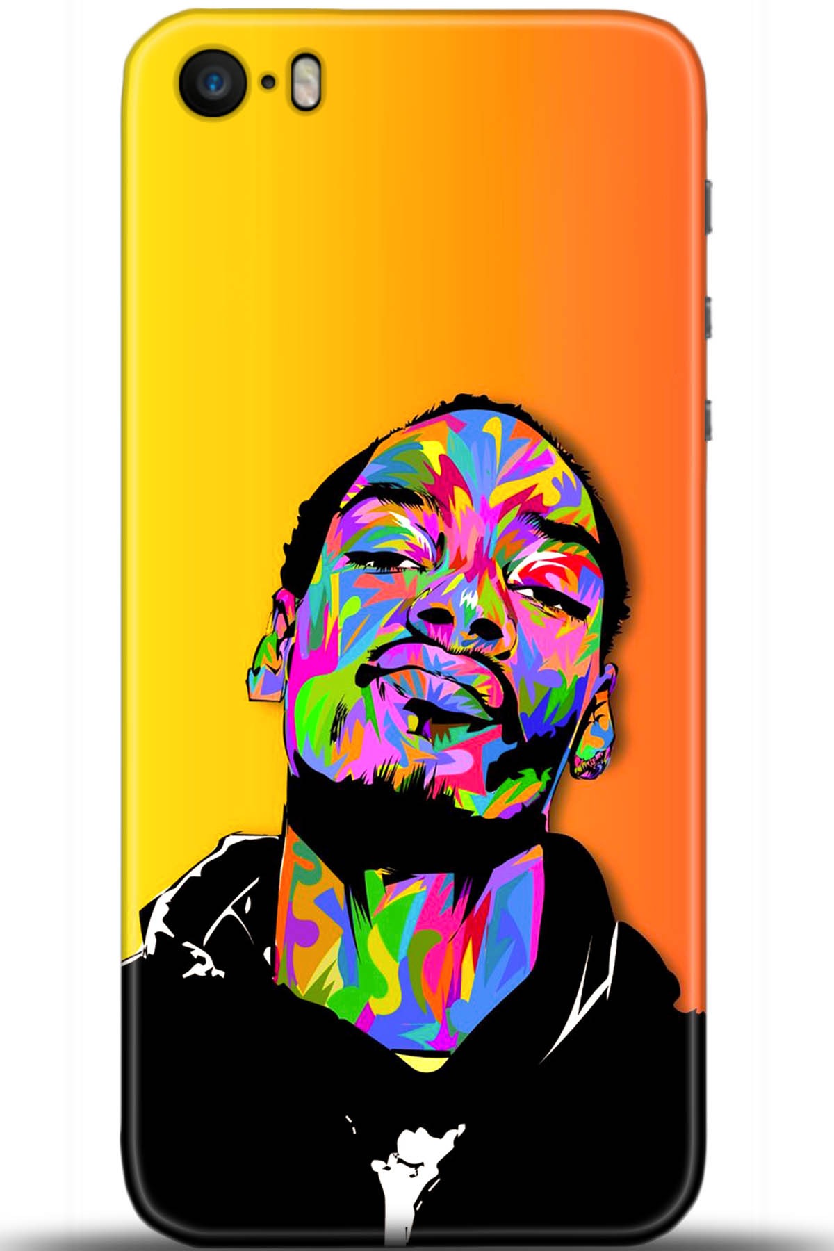 Apple iPhone 5S Uyumlu Kılıf HD Baskılı Kılıf - Followed Institution 5573