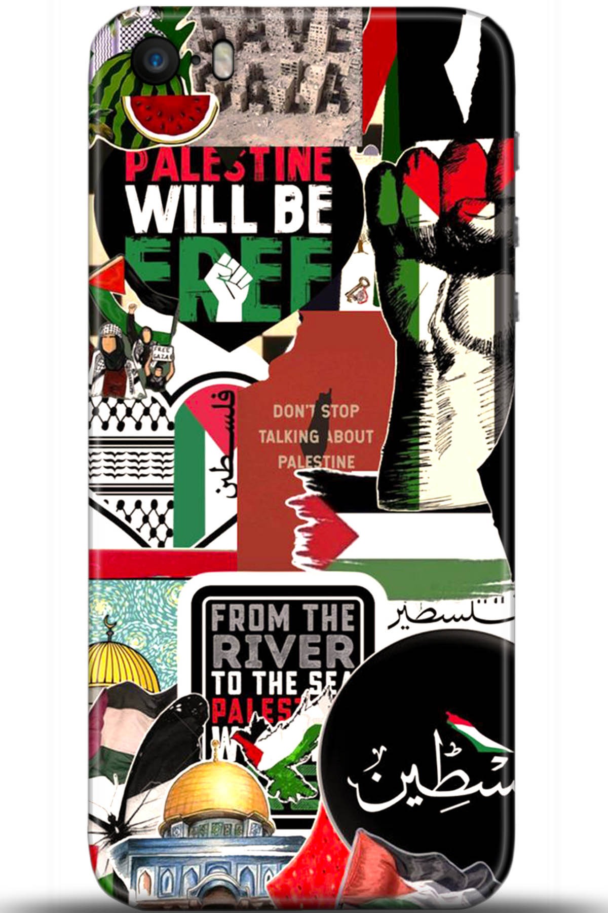 Apple iPhone 5S Uyumlu Kılıf HD Baskılı Kılıf - Followed Institution 5617