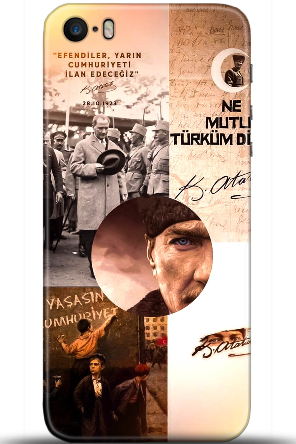 Apple iPhone 5S Uyumlu Kılıf HD Baskılı Kılıf - Followed Institution 5675