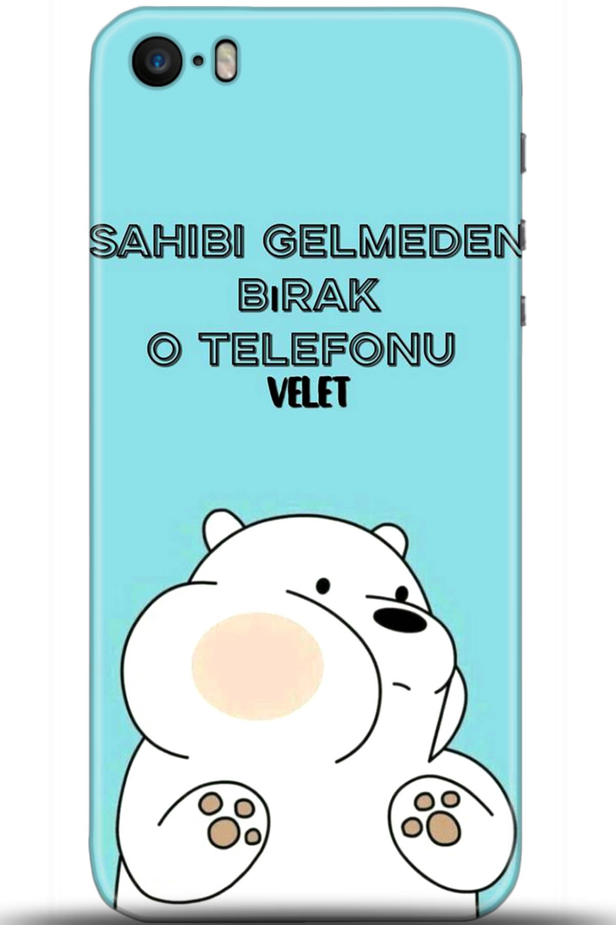 Apple iPhone 5S Uyumlu Kılıf HD Baskılı Kılıf - Followed Institution 5687