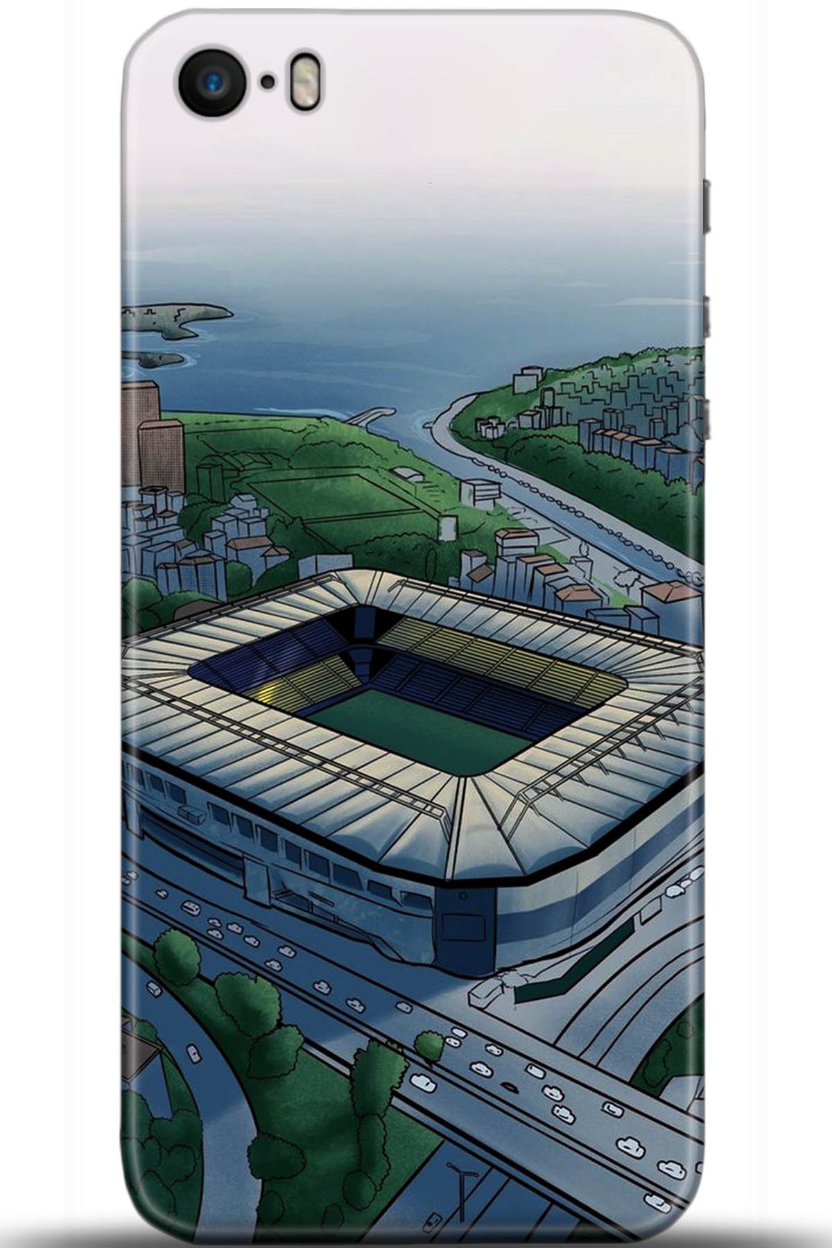 Apple iPhone 5S Uyumlu Kılıf HD Baskılı Kılıf - Followed Institution 5715