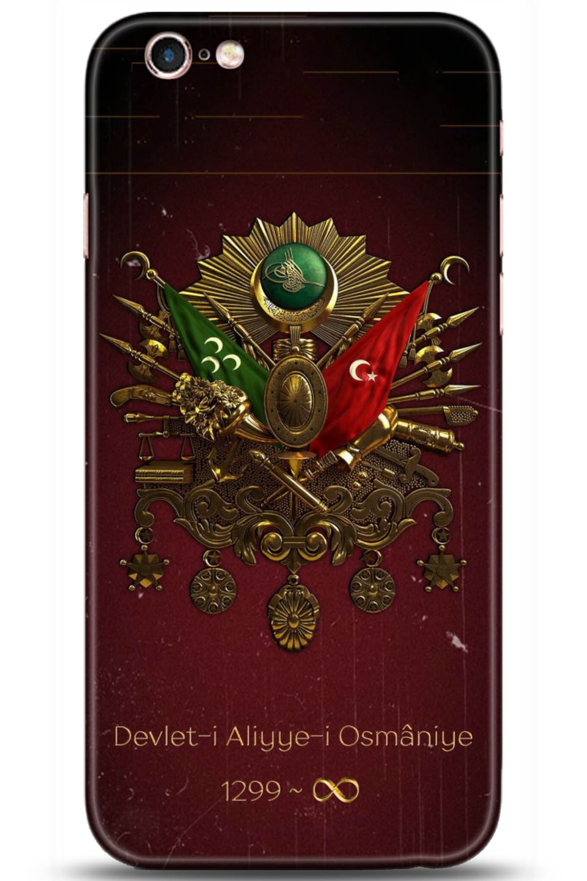 Apple iPhone 6S Plus Uyumlu Kılıf HD Baskılı Kılıf - Followed Institution 5073