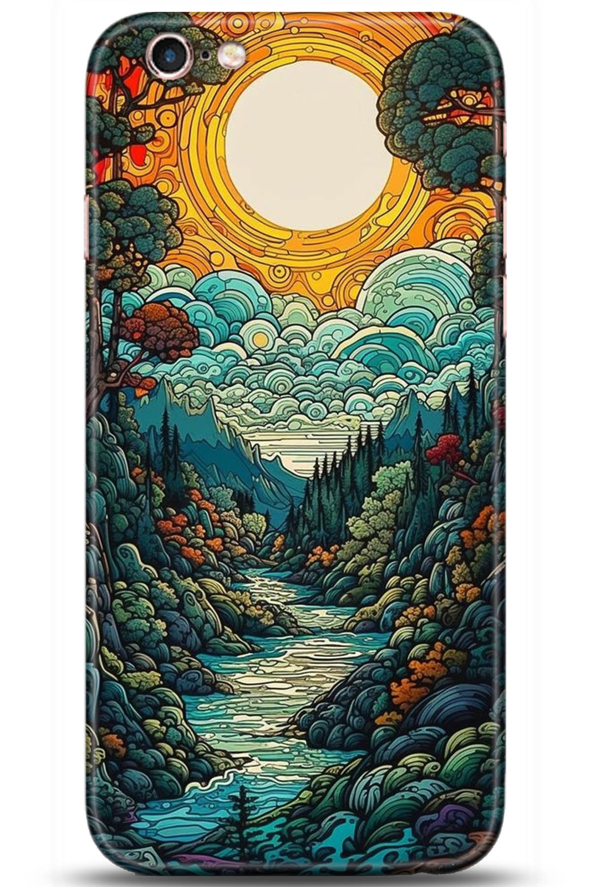 Apple iPhone 6S Plus Uyumlu Kılıf HD Baskılı Kılıf - Followed Institution 5198