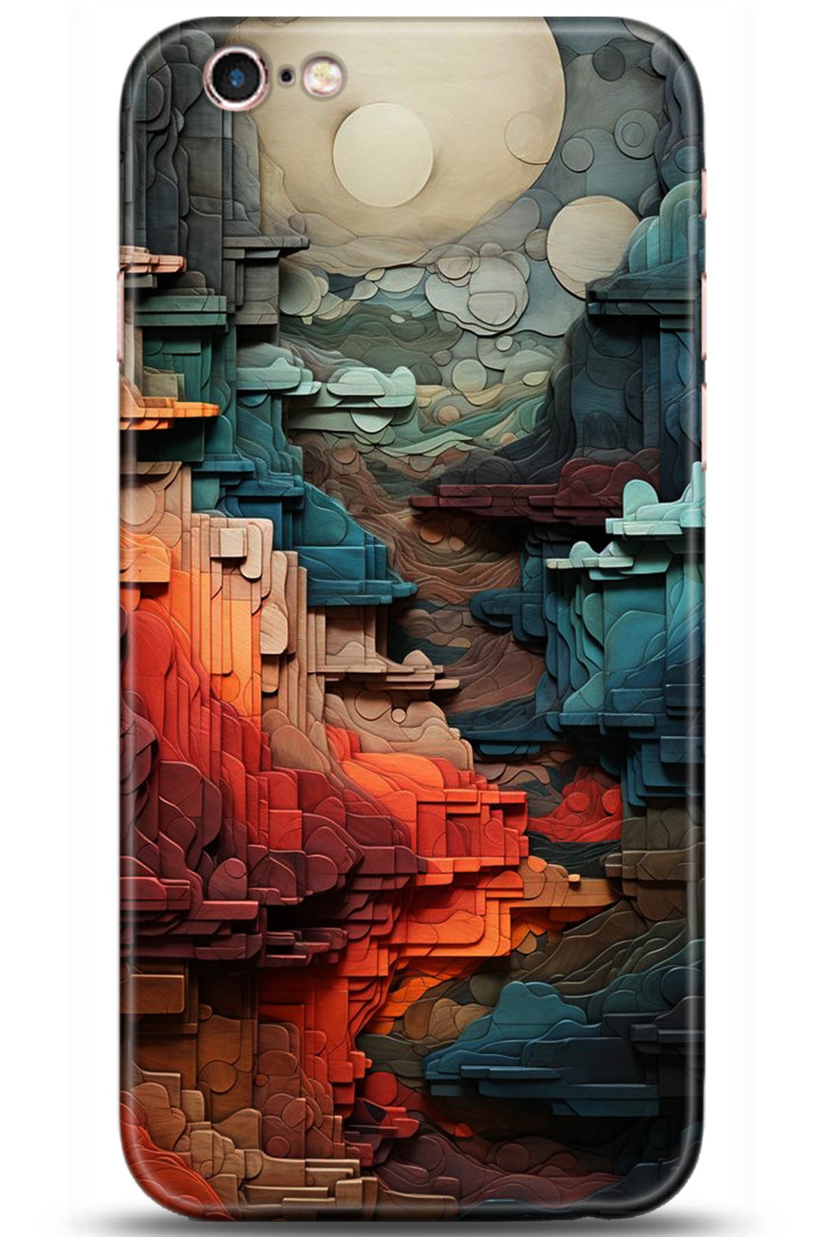 Apple iPhone 6S Plus Uyumlu Kılıf HD Baskılı Kılıf - Followed Institution 5218