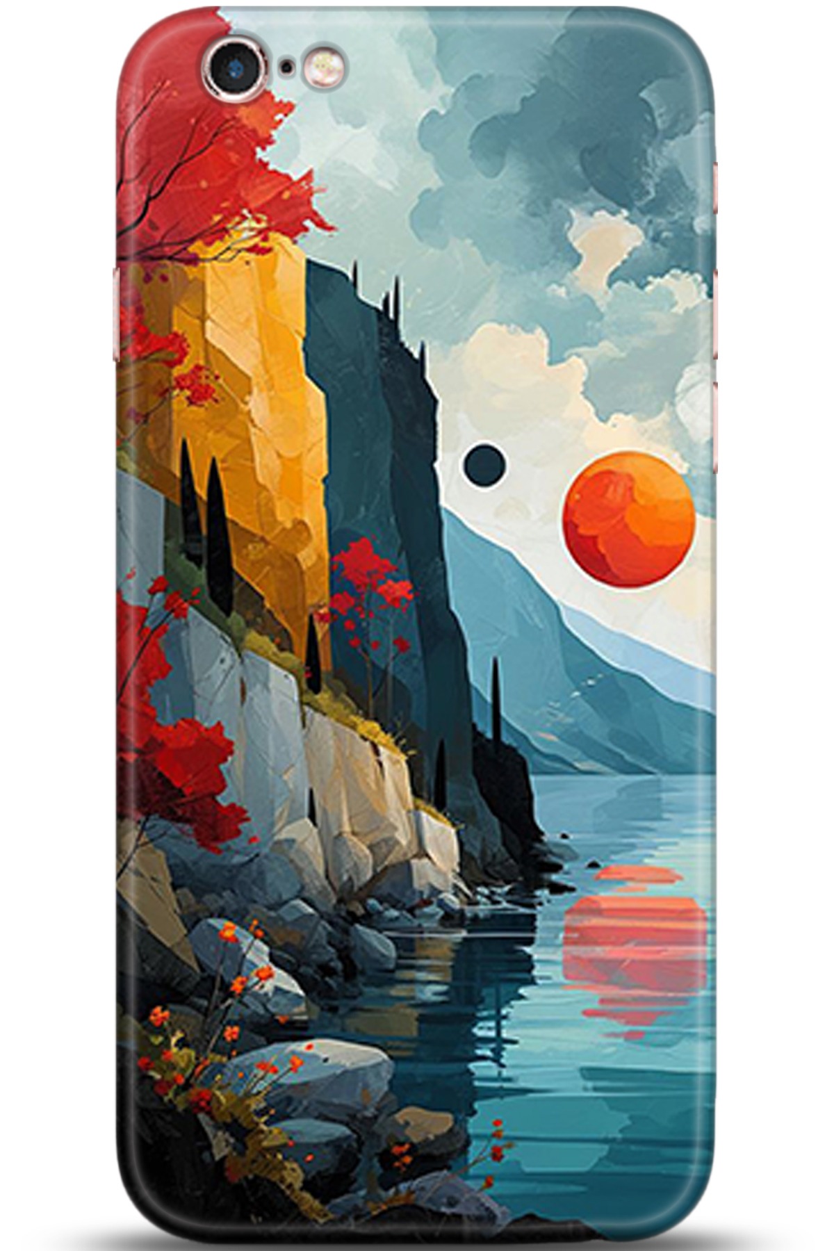 Apple iPhone 6S Plus Uyumlu Kılıf HD Baskılı Kılıf - Followed Institution 5368