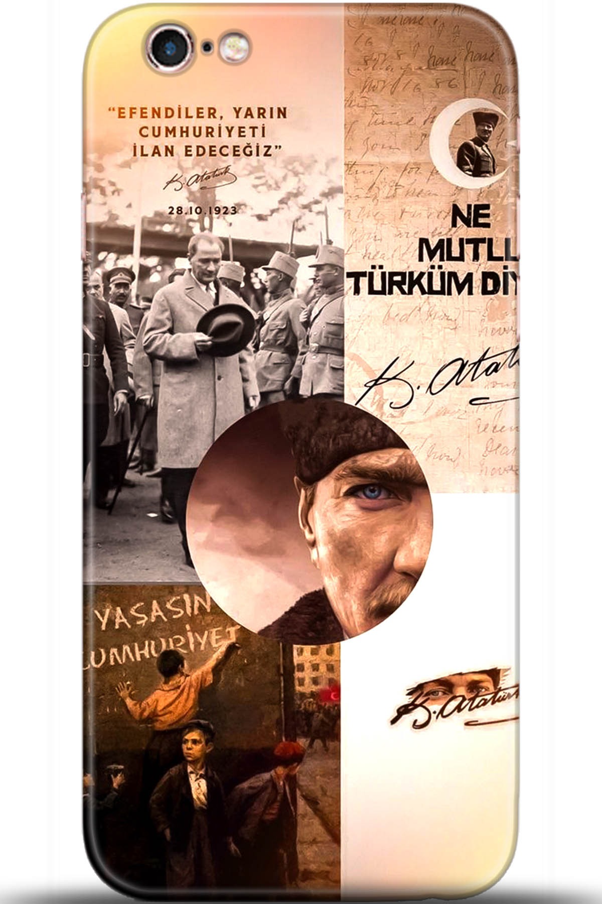 Apple iPhone 6S Plus Uyumlu Kılıf HD Baskılı Kılıf - Followed Institution 5675