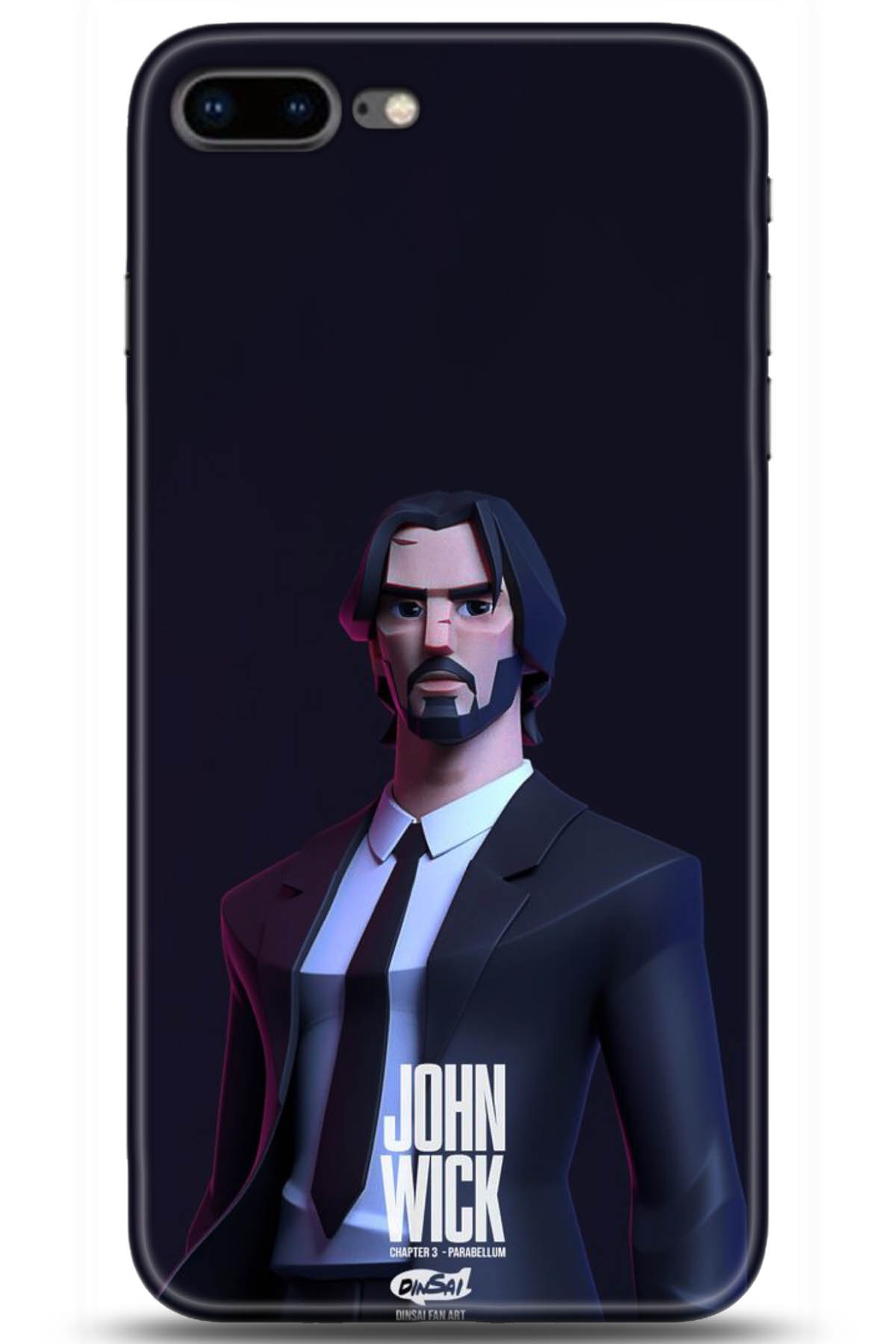 Apple iPhone 8 Plus Uyumlu Kılıf HD Baskılı Kılıf - Followed Institution 5018