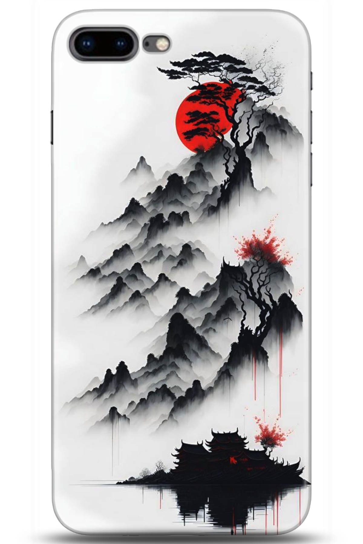 Apple iPhone 8 Plus Uyumlu Kılıf HD Baskılı Kılıf - Followed Institution 5172