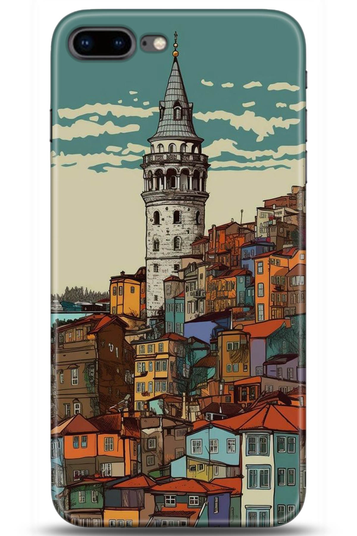 Apple iPhone 8 Plus Uyumlu Kılıf HD Baskılı Kılıf - Followed Institution 5199