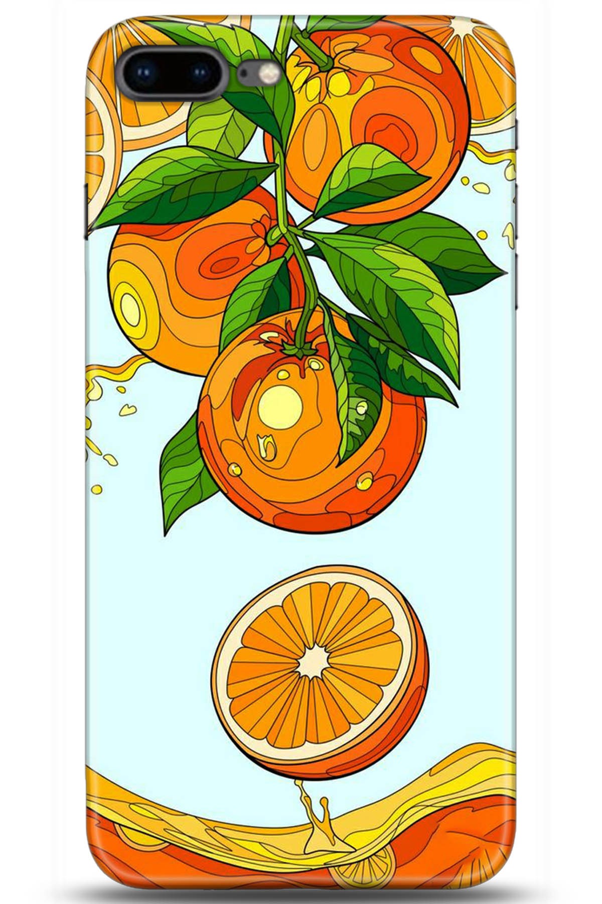 Apple iPhone 8 Plus Uyumlu Kılıf HD Baskılı Kılıf - Followed Institution 5202