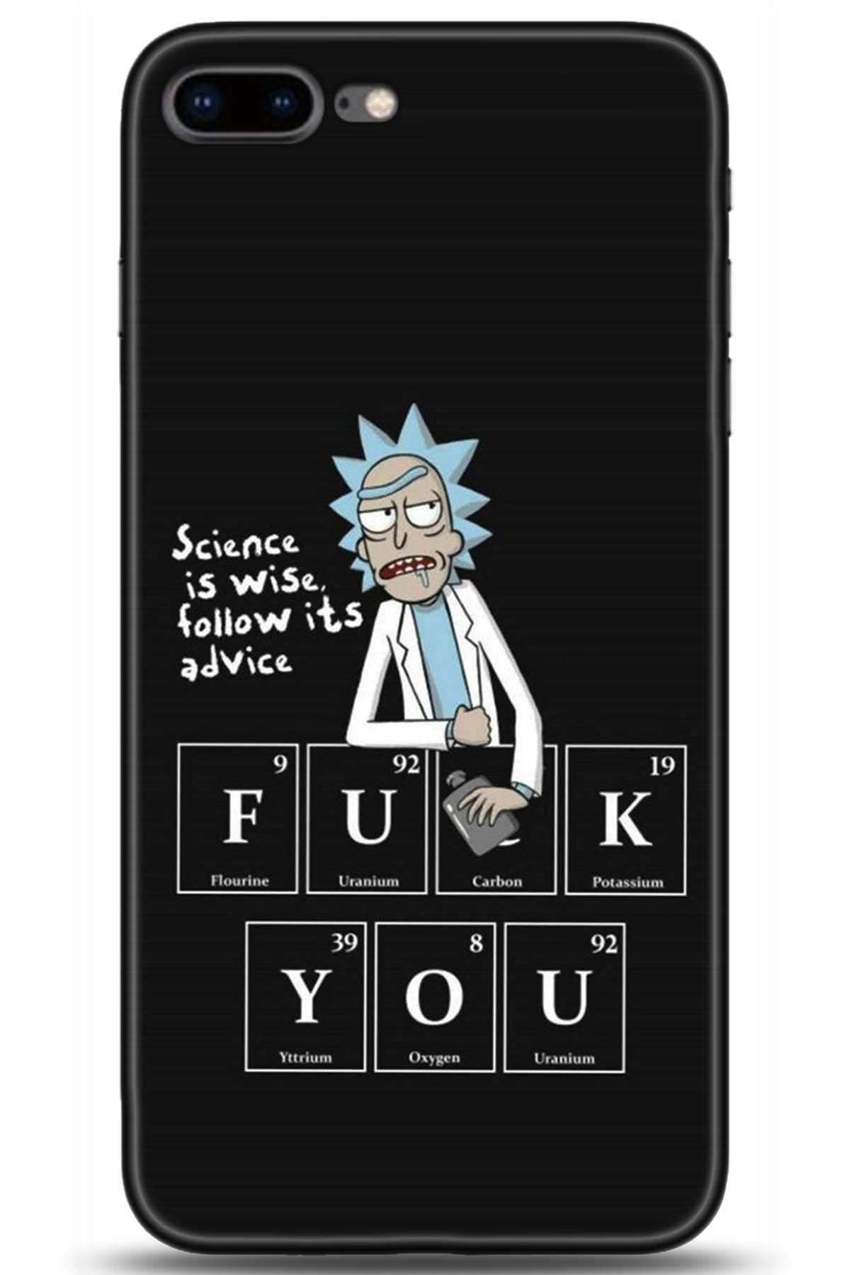 Apple iPhone 8 Plus Uyumlu Kılıf HD Baskılı Kılıf - Followed Institution 5217