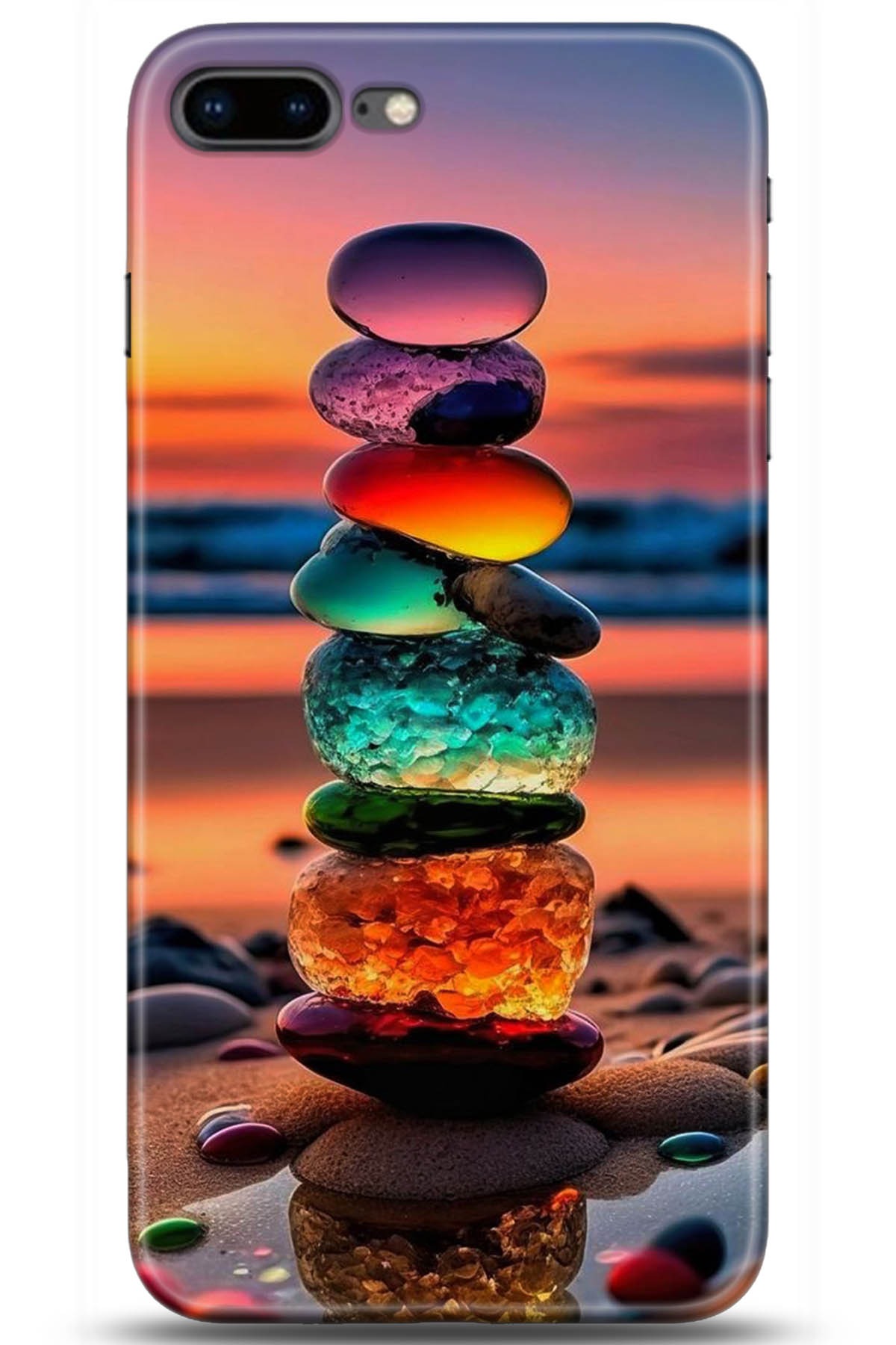 Apple iPhone 8 Plus Uyumlu Kılıf HD Baskılı Kılıf - Followed Institution 5235