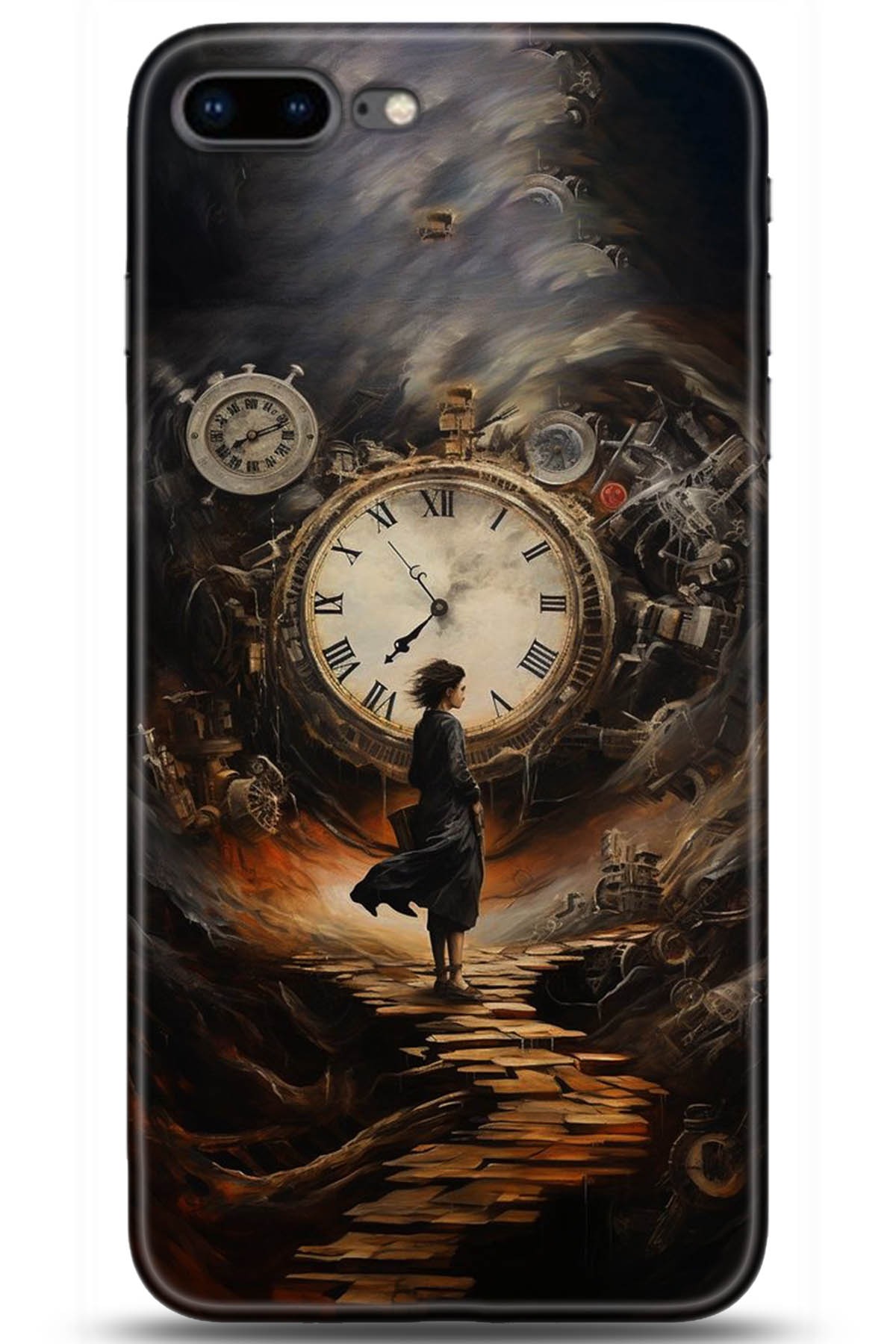 Apple iPhone 8 Plus Uyumlu Kılıf HD Baskılı Kılıf - Followed Institution 5252