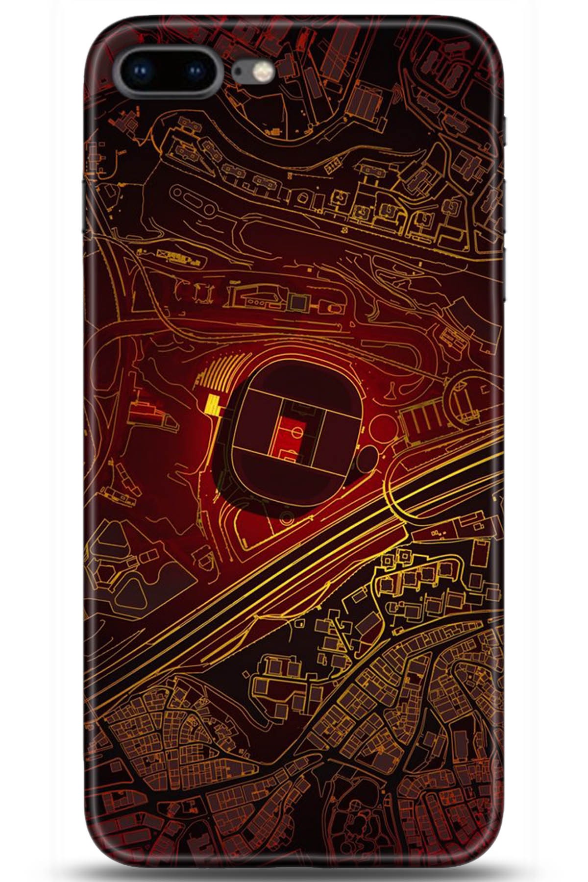 Apple iPhone 8 Plus Uyumlu Kılıf HD Baskılı Kılıf - Followed Institution 5297