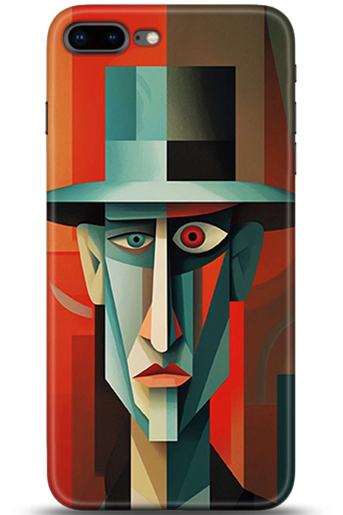 Apple iPhone 8 Plus Uyumlu Kılıf HD Baskılı Kılıf - Followed Institution 5325