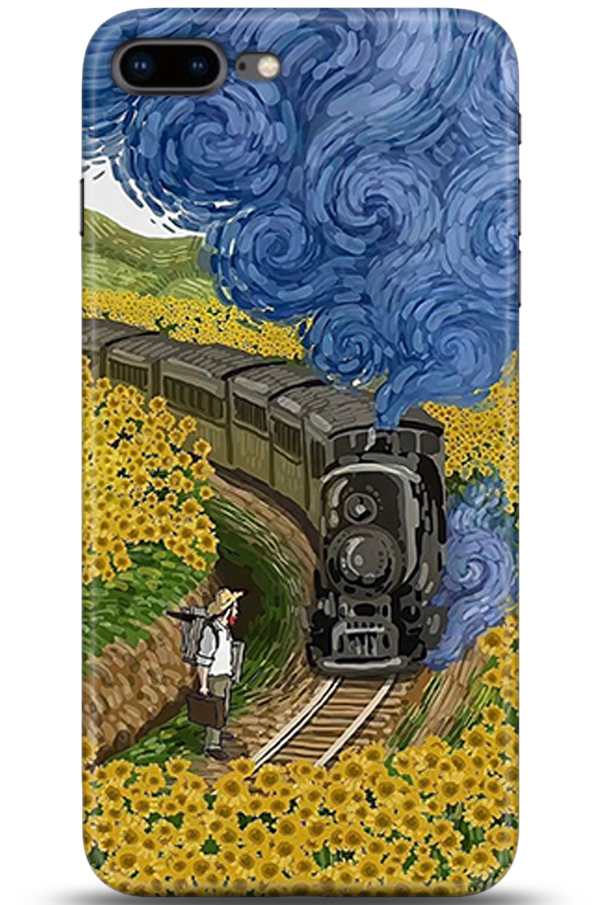 Apple iPhone 8 Plus Uyumlu Kılıf HD Baskılı Kılıf - Followed Institution 5344