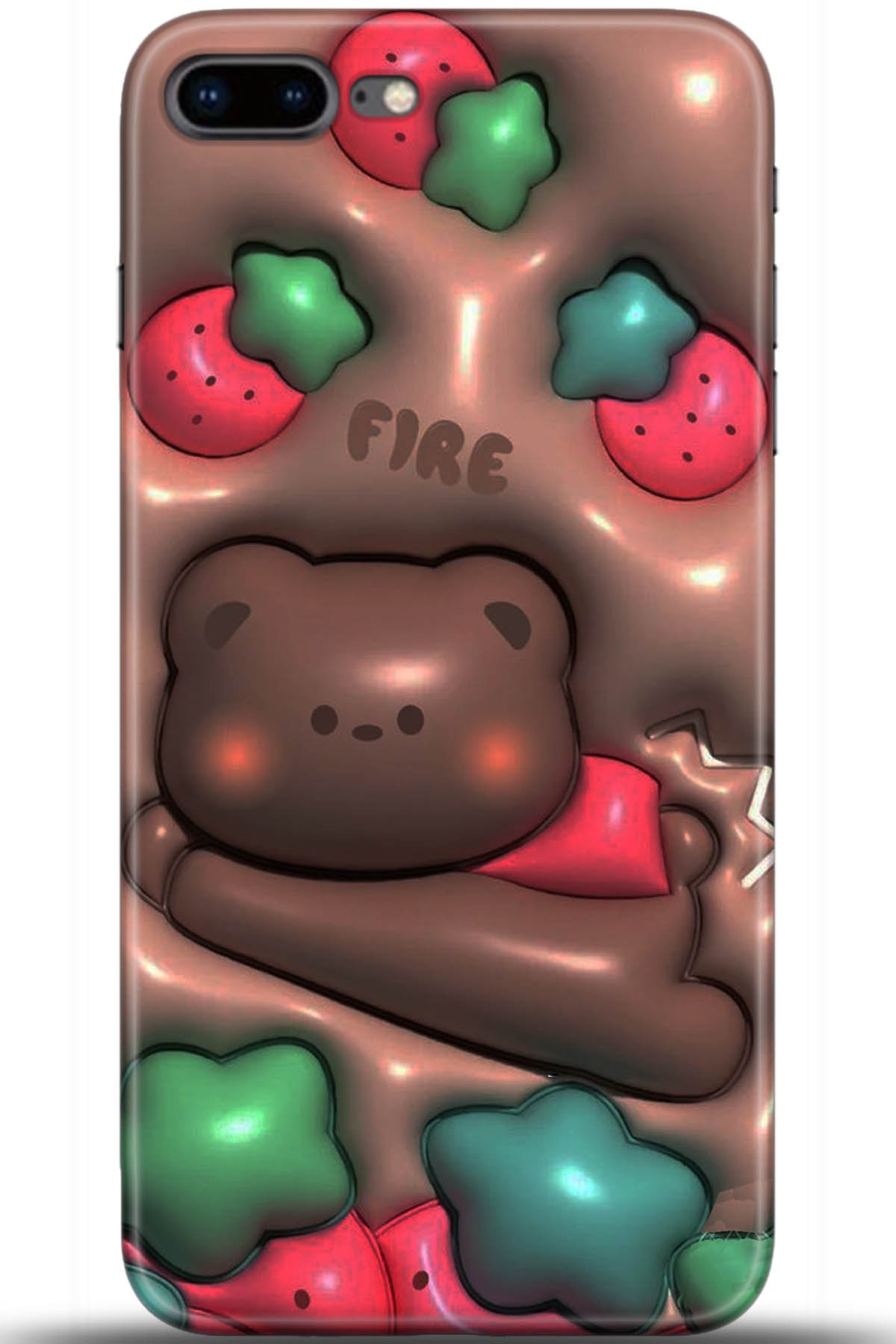 Apple iPhone 8 Plus Uyumlu Kılıf HD Baskılı Kılıf - Followed Institution 5371