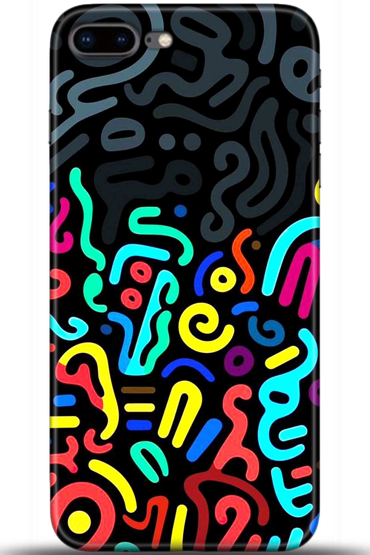 Apple iPhone 8 Plus Uyumlu Kılıf HD Baskılı Kılıf - Followed Institution 5465