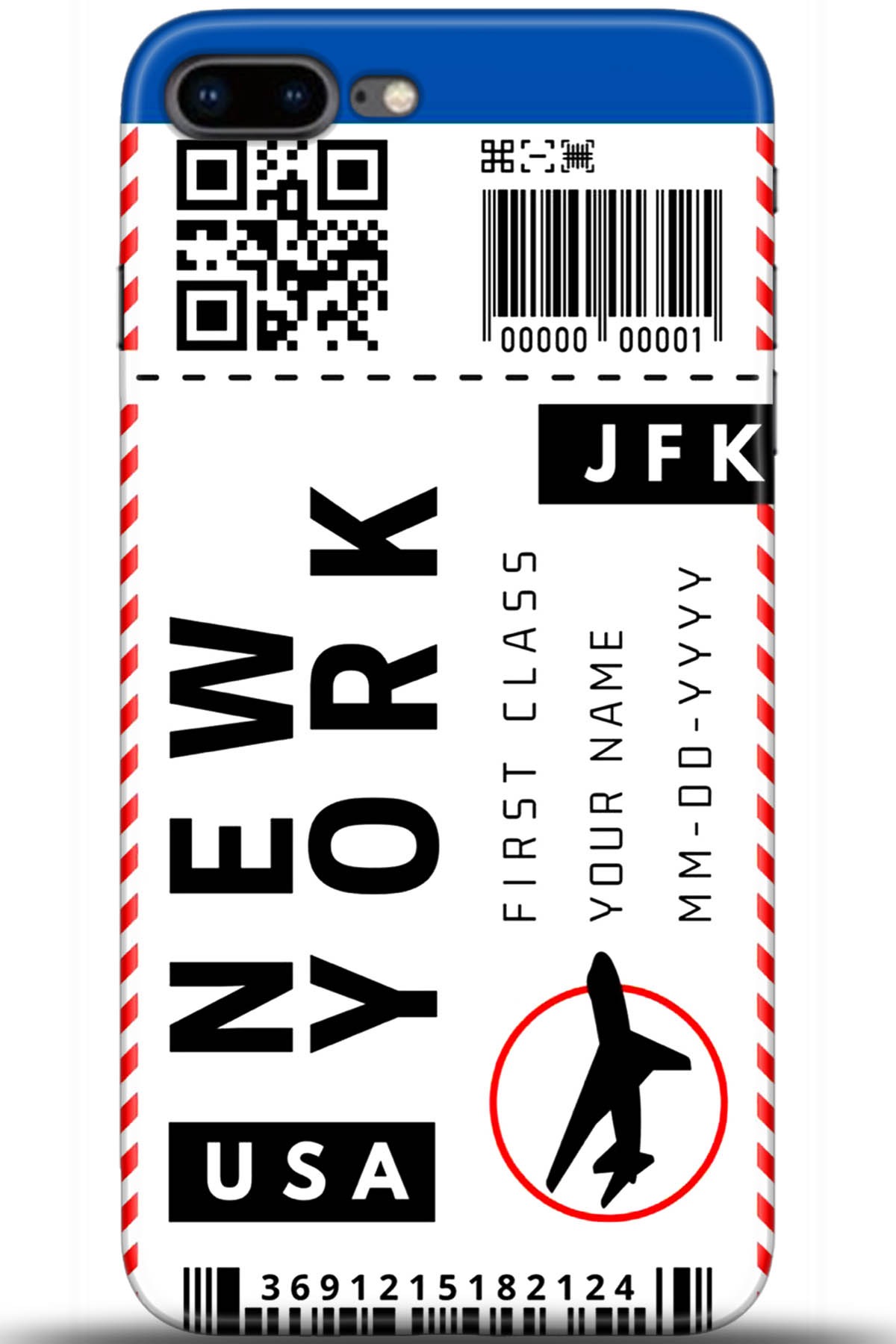 Apple iPhone 8 Plus Uyumlu Kılıf HD Baskılı Kılıf - Followed Institution 5490