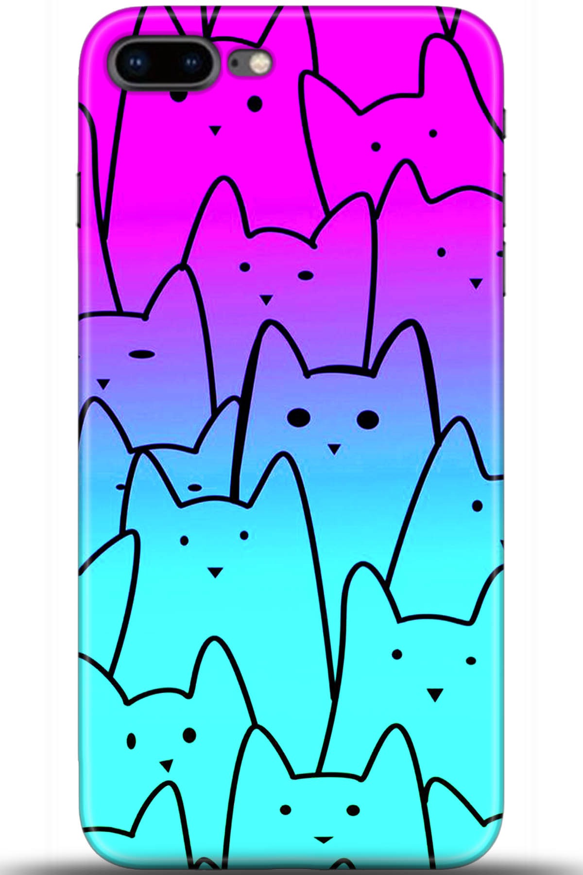 Apple iPhone 8 Plus Uyumlu Kılıf HD Baskılı Kılıf - Followed Institution 5511