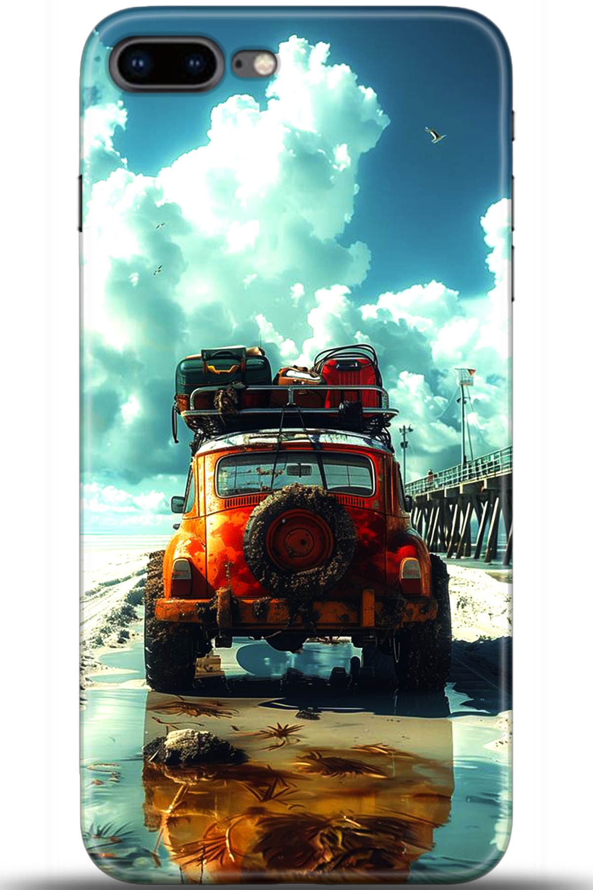 Apple iPhone 8 Plus Uyumlu Kılıf HD Baskılı Kılıf - Followed Institution 5559