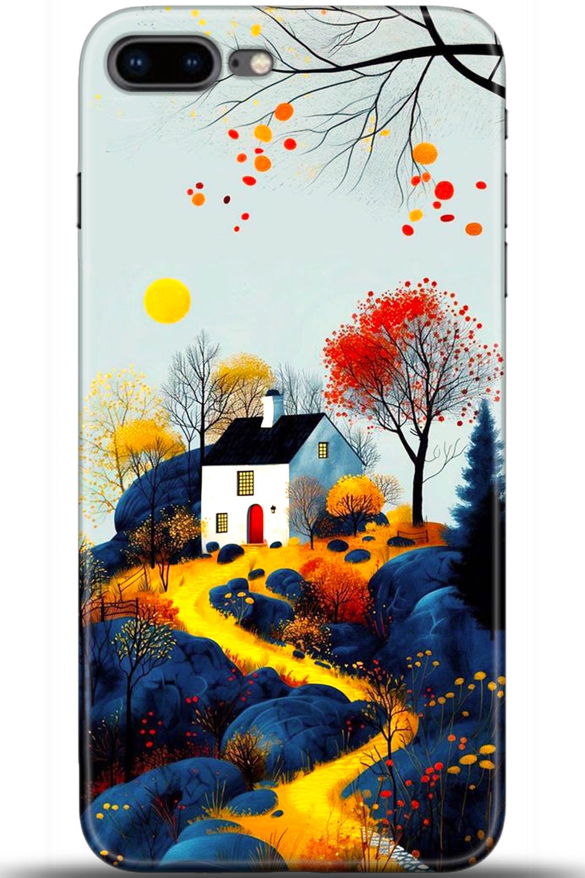 Apple iPhone 8 Plus Uyumlu Kılıf HD Baskılı Kılıf - Followed Institution 5569