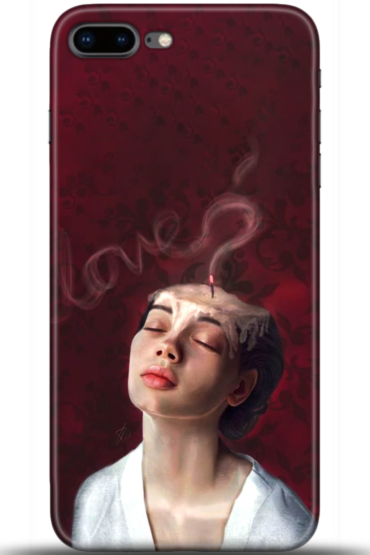 Apple iPhone 8 Plus Uyumlu Kılıf HD Baskılı Kılıf - Followed Institution 5680