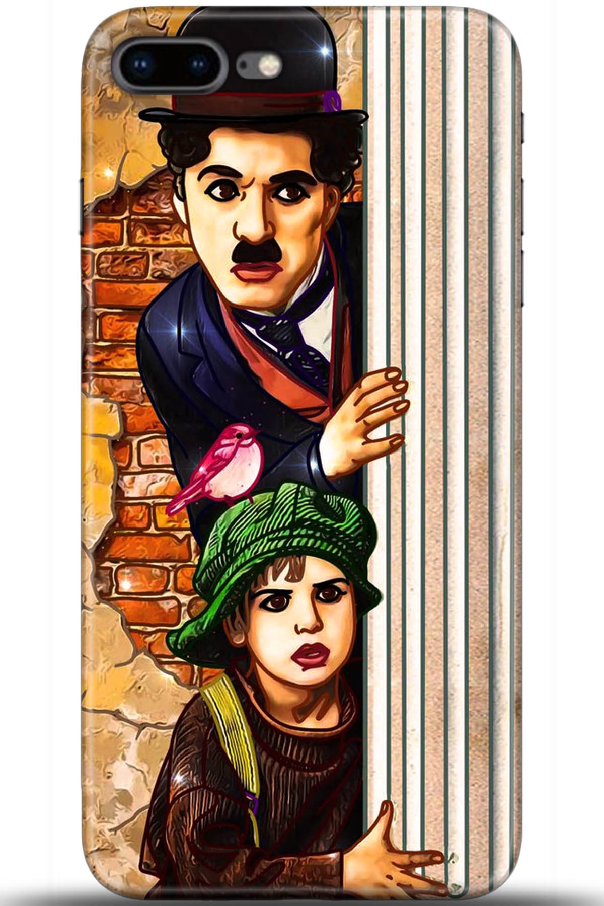 Apple iPhone 8 Plus Uyumlu Kılıf HD Baskılı Kılıf - Followed Institution 5694