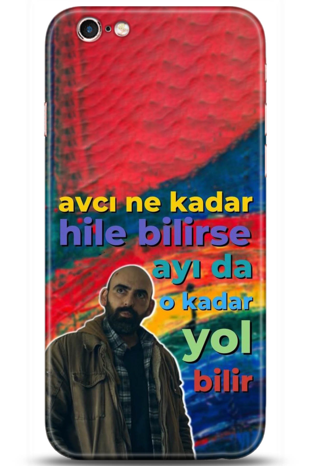 Apple iPhone 6S Uyumlu Kılıf HD Baskılı Kılıf - Followed Institution 5006