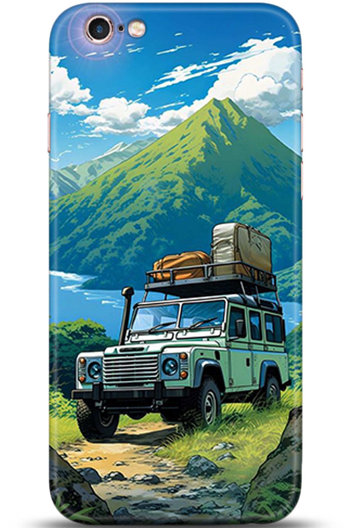 Apple iPhone 6S Uyumlu Kılıf HD Baskılı Kılıf - Followed Institution 5362