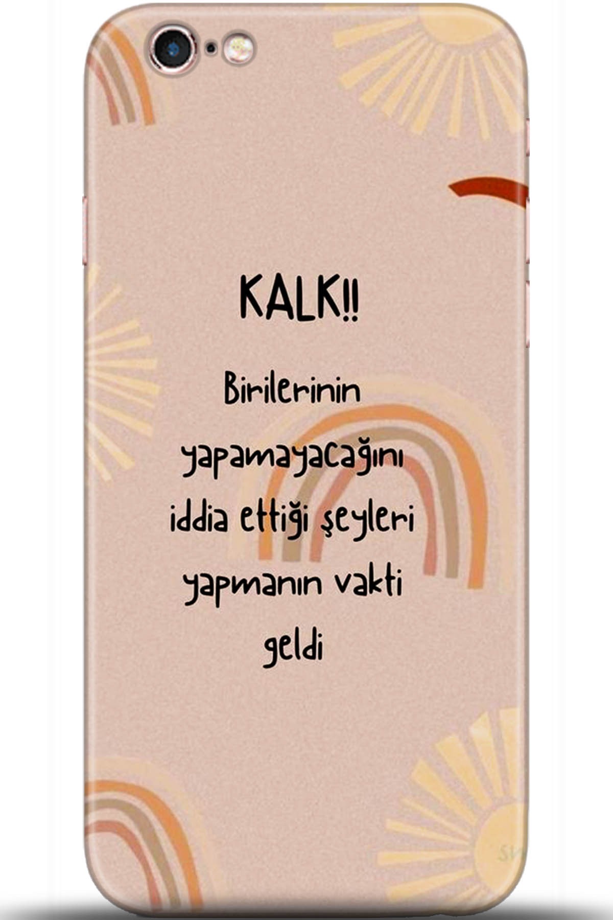 Apple iPhone 6S Uyumlu Kılıf HD Baskılı Kılıf - Followed Institution 5688