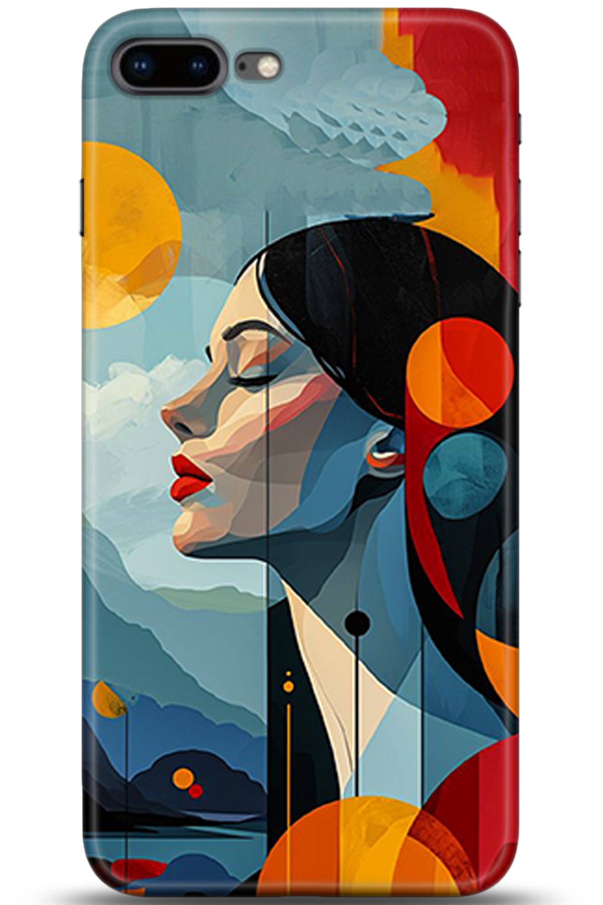 Apple iPhone 7 Plus Uyumlu Kılıf HD Baskılı Kılıf - Followed Institution 5367