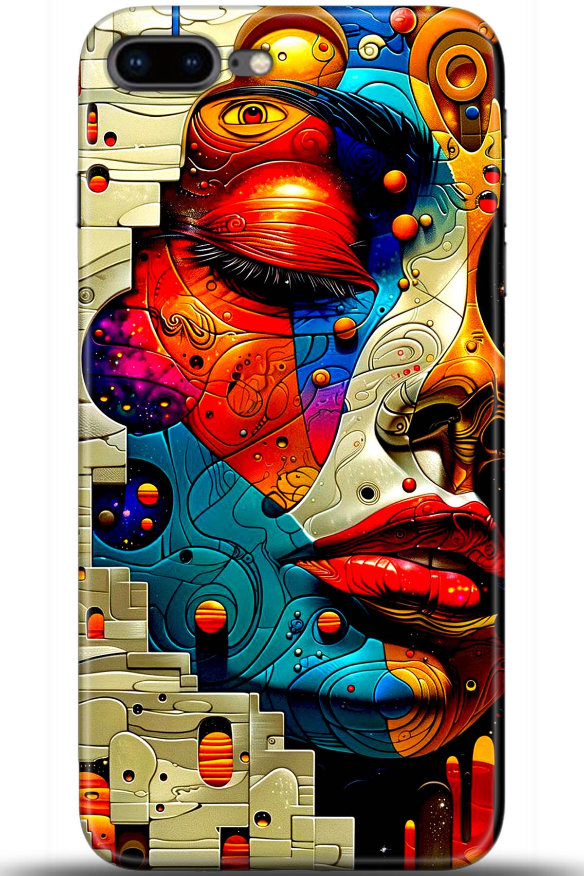 Apple iPhone 7 Plus Uyumlu Kılıf HD Baskılı Kılıf - Followed Institution 5422