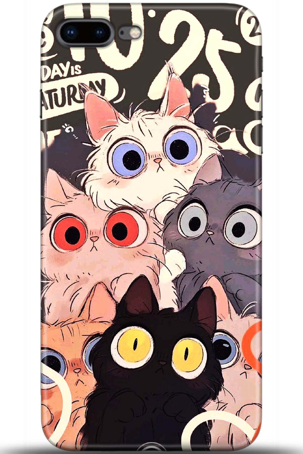 Apple iPhone 7 Plus Uyumlu Kılıf HD Baskılı Kılıf - Followed Institution 5641