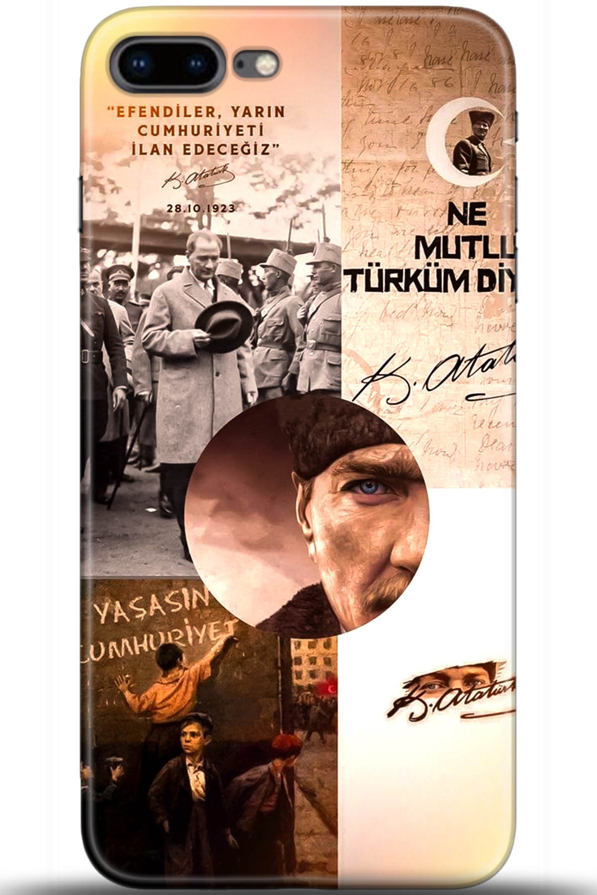 Apple iPhone 7 Plus Uyumlu Kılıf HD Baskılı Kılıf - Followed Institution 5675